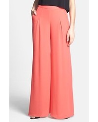 Orange Wide Leg Pants