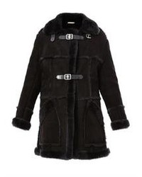 Black Shearling Coat