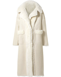 Beige Shearling Coat
