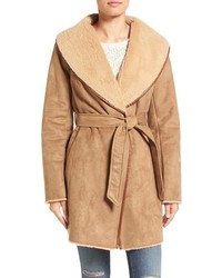 Tan Shearling Coat