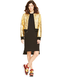 Gold Bomber Jacket