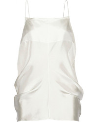 White Silk Tank