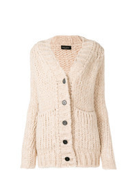 Beige Knit Cardigan