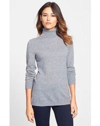 Grey Wool Turtleneck