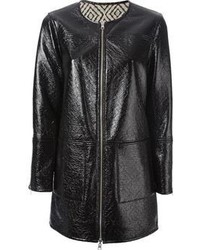 Black Leather Coat