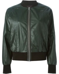 Dark Green Bomber Jacket