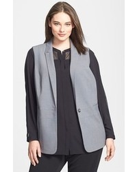 Grey Sleeveless Blazer