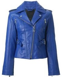 Blue Biker Jacket