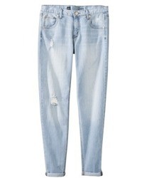 Light Blue Ripped Boyfriend Jeans