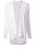 White Open Cardigan