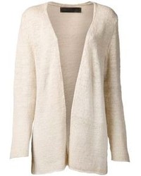 Beige Open Cardigan