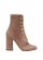Brown Suede Lace-up Ankle Boots