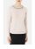 Beige Fluffy Crew-neck Sweater
