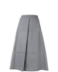 Grey A-Line Skirt
