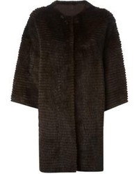 Dark Brown Fur Coat