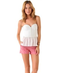 White Bustier Top