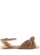 Brown Leather Flat Sandals