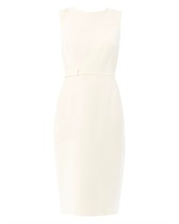 Beige Sheath Dress