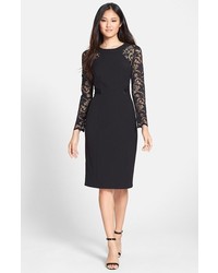 Black Lace Sheath Dress