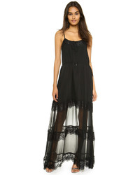 Black Lace Maxi Dress