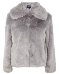 Grey Fur Jacket