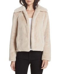 Beige Fur Jacket